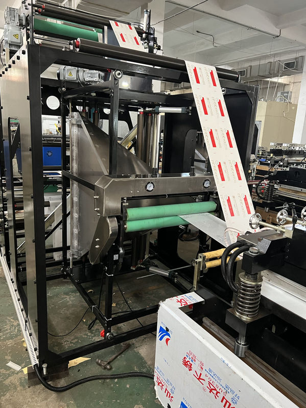 Three Side Plastic Pouch / Bag Making Machine With Double Unwinder