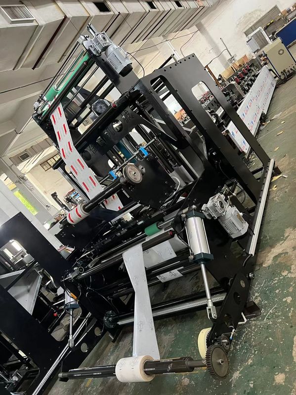 Three Side Plastic Pouch / Bag Making Machine With Double Unwinder