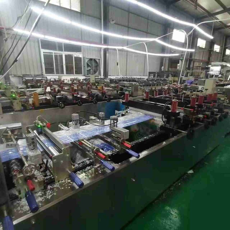 75-500mm Double Line Three Side Sealing Pouch Making Machine With Zipper
