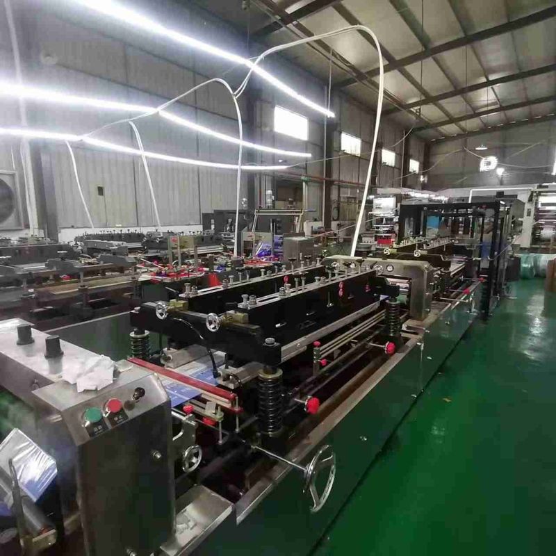 Zipper Type Three Side Sealing Pouch Maker Machine L1300 X W2000 X H2200mm