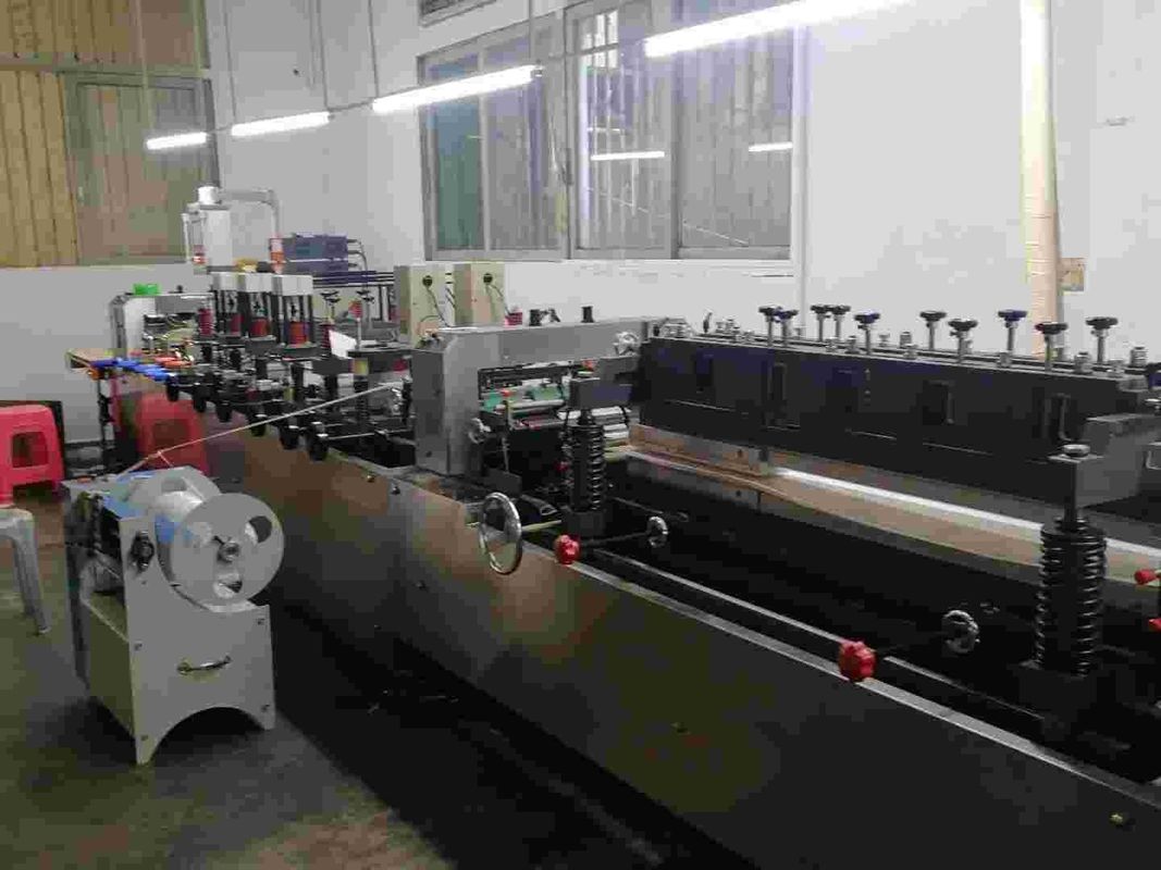 Double Line Stand Up Pouch Making Machine Zipper Bag Machine 40KW