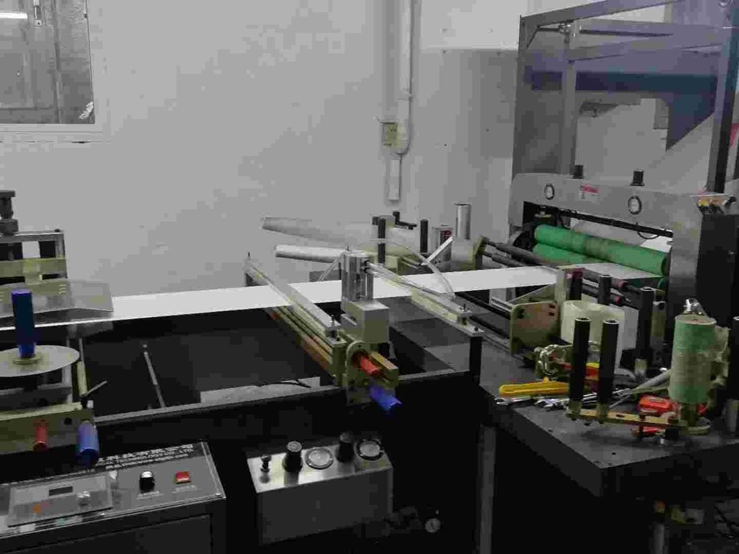 Double Line Stand Up Pouch Making Machine Zipper Bag Machine 40KW