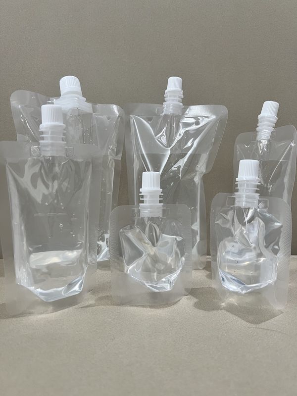 Green Leave Medicine Liquid Stand Out Pouch With Spout From 100ml-300ml