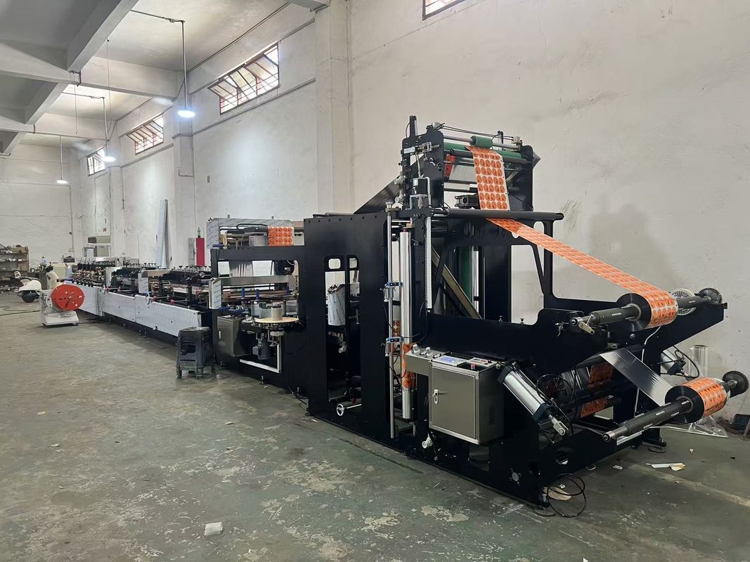 Small Width Of Roll Film Stand Up With Zipper Machine