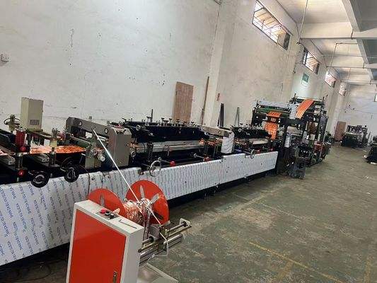Small Width Of Roll Film Stand Up With Zipper Machine